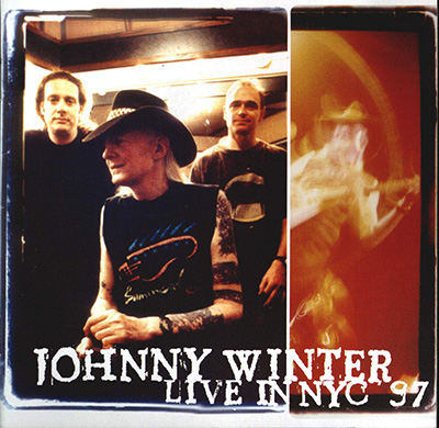 JOHNNY WINTER - Live in NYC 1997 album front cover